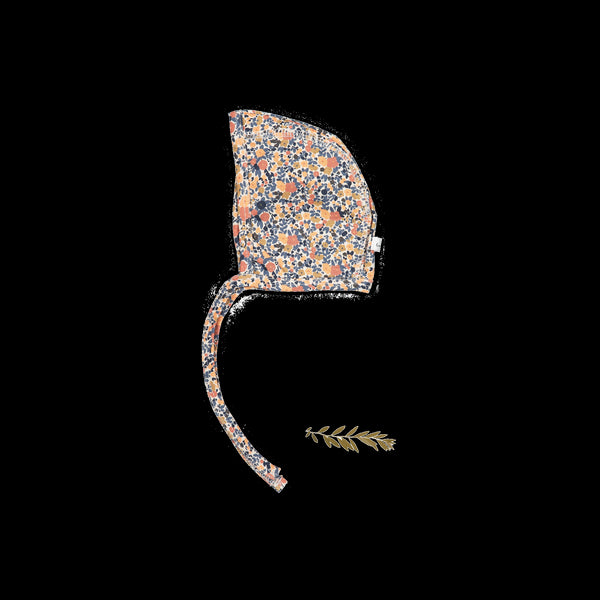 the-printed-bonnet-autumn-floral Lovely Littles - Sophia's StyleBonnet-1